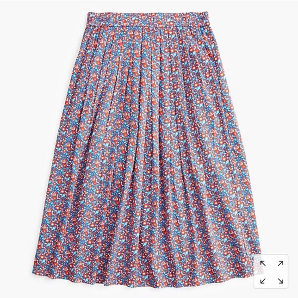 COPY - J Crew liberty print skirt size 12
